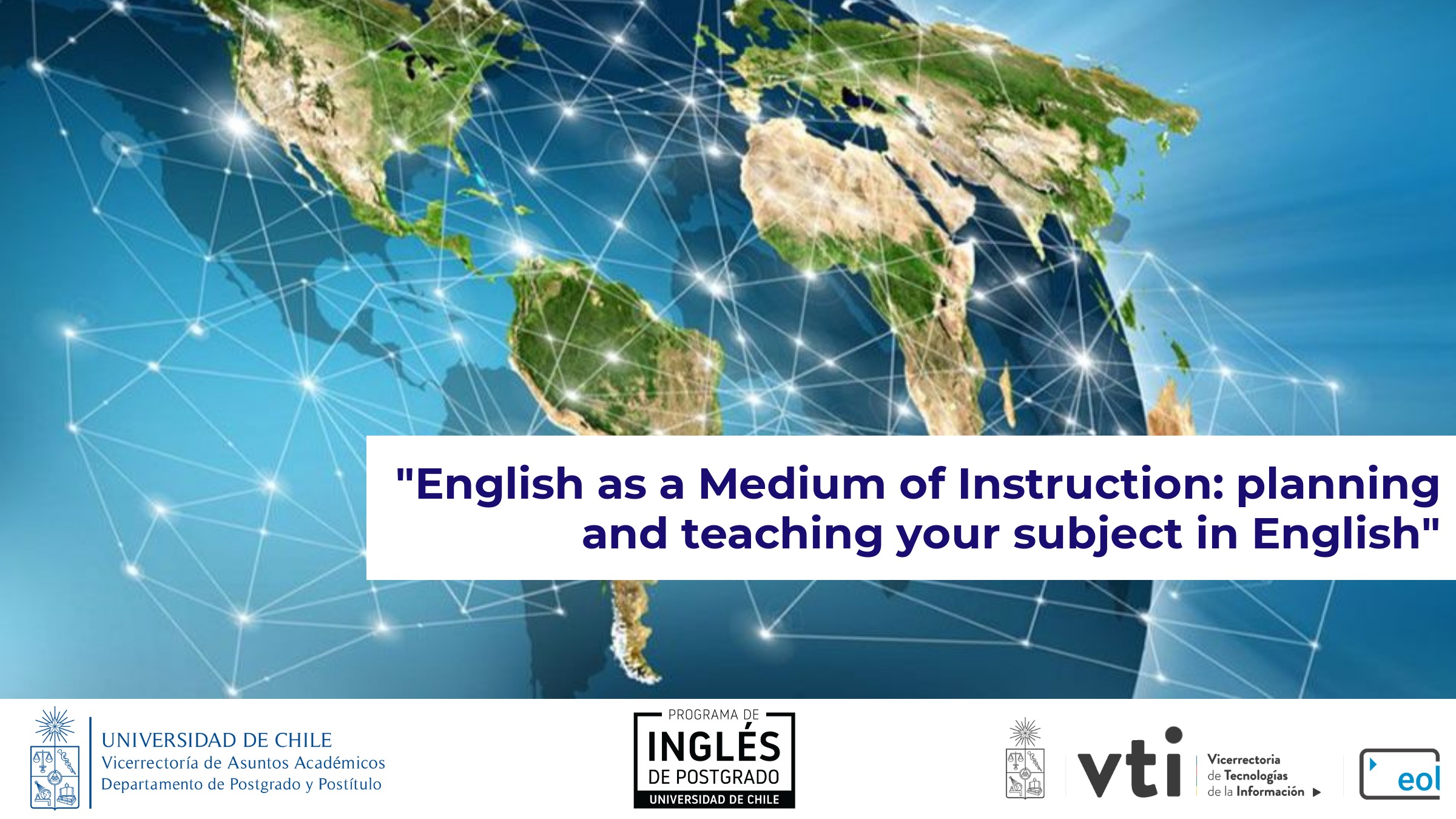 English as a Medium of Instruction (EMI): planning and teaching your subject in English (UV)